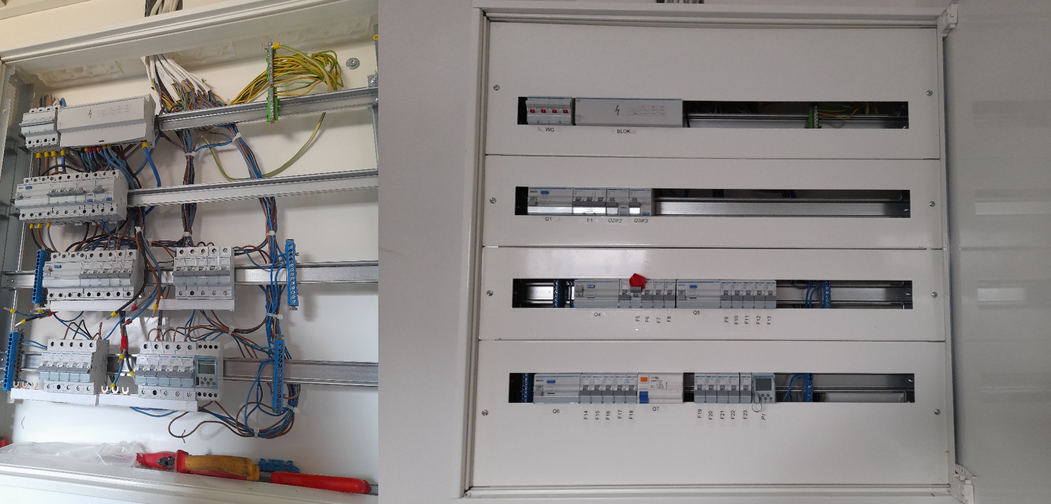 Rozdzielnica w lokalu usługowym