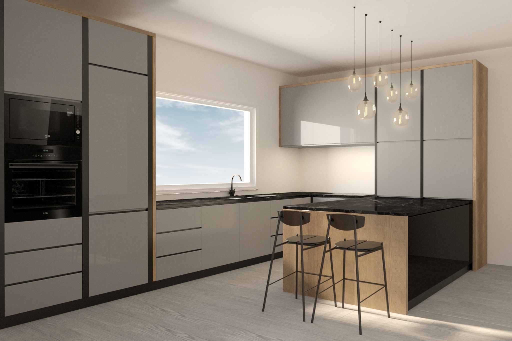 Kuchnia pod wymiar - wizualizacje