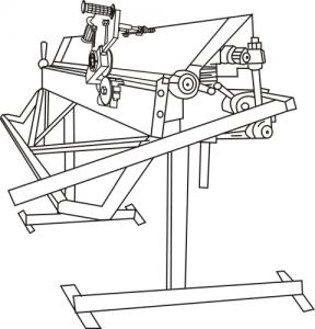 Giętarka do gięcia opierzeń szer. robocza 2m