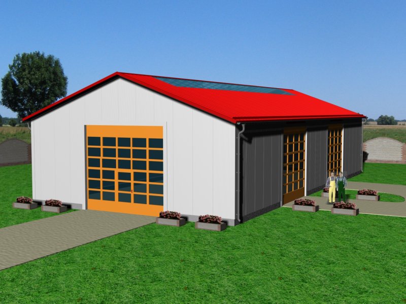 Płyta warstwowa - rdzeń poliuretan dachowa