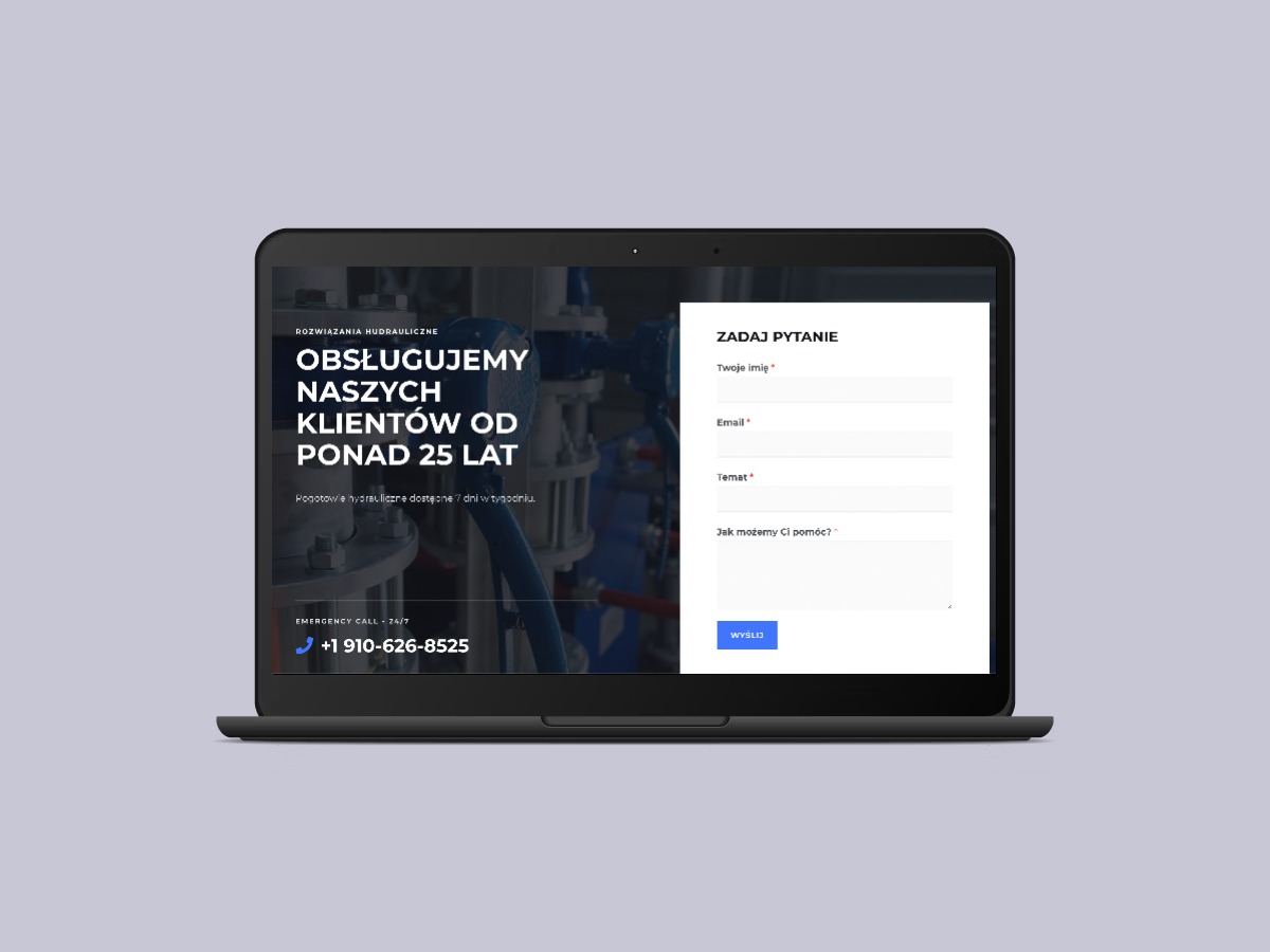 Formularz kontaktowy - to przydatny element na stronie