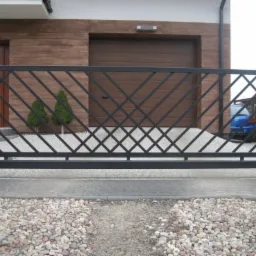 brama przesuwna z pełną automatyką