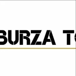 Logo firmy z nazwą 'BURZA TEAM' w czcionce szeryfowej, z poziomą złotą linią pod napisem na białym tle.