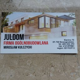 Firma ogólnobudowlana "Juldom" - Montaż Ścianek Działowych Bolesławiec