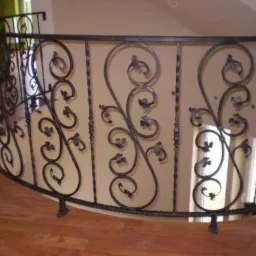 Balustrada wewnętrzna kuta wykonana w okolicy Ropczyc