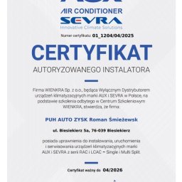 PUH AUTO ZYSK ROMAN ŚMIEŻEWSKI - Profesjonalna Klimatyzacja w Koszalinie