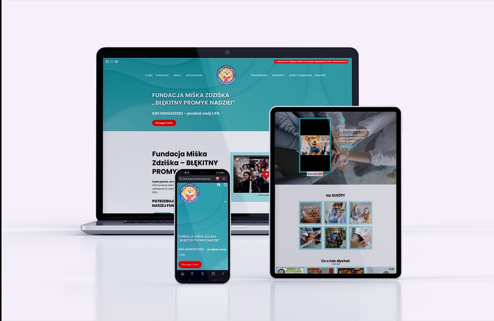 Strona dla fundacji w Jędrzejowie