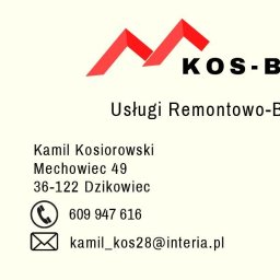 Usługi remontowo - budowlane Kos-Bud Kamil Kosiorowski - Tanie Kominki Elektryczne Kolbuszowa