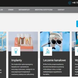 kompeterowa wersja strony gabinetu stomatologicznego wesmile.pl