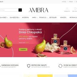 Perfumeria Ambra. www.tanieperfumy.pl. Ponad 50 tys produktów. Kilkanaście funkcjonalności szytych na miarę. Prestashop.