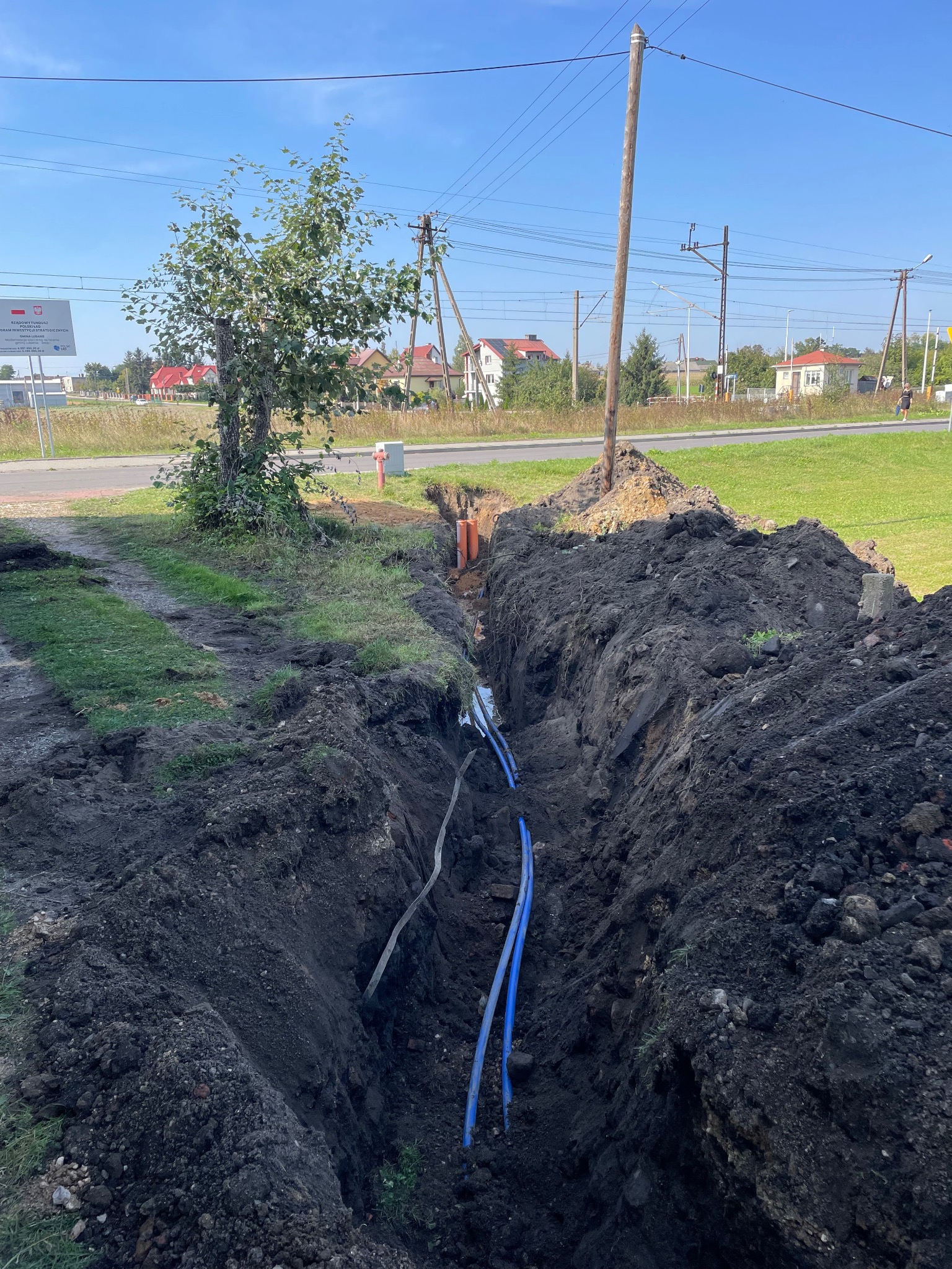 Wykonanie 2 przyłączy wody, oraz nowej instalacji uziemiającej