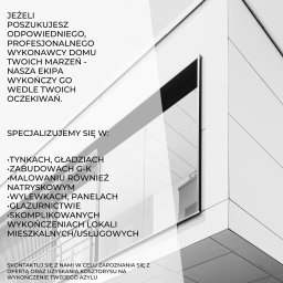 Potrzebujesz wykonawcy wykończenia/remontu Twojego domu?⚒️

Świetnie trafileś/aś!

Pomożemy w najbardziej skomplikowanej realizacji🌱

Skontaktuj się z nami w celu ustalenia terminu spotkania oraz kosztorysu w związku z zakresem prac📞

