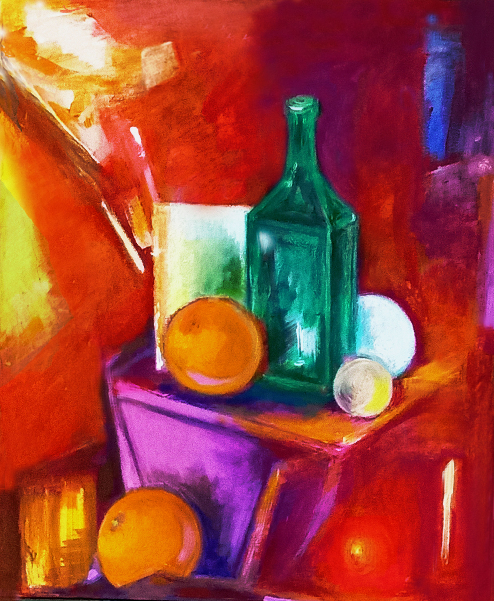 Tytuł: 'Martwa natura z pomarańczami'