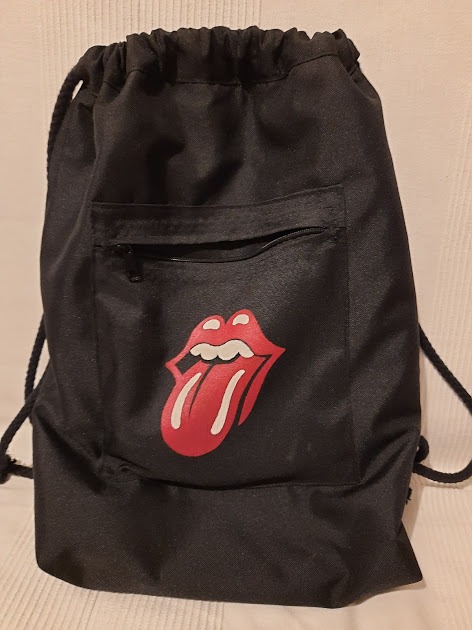 ręcznie malowany znak The Rolling-Stones