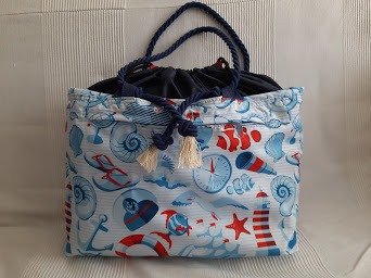 Torba plażowa z kominem