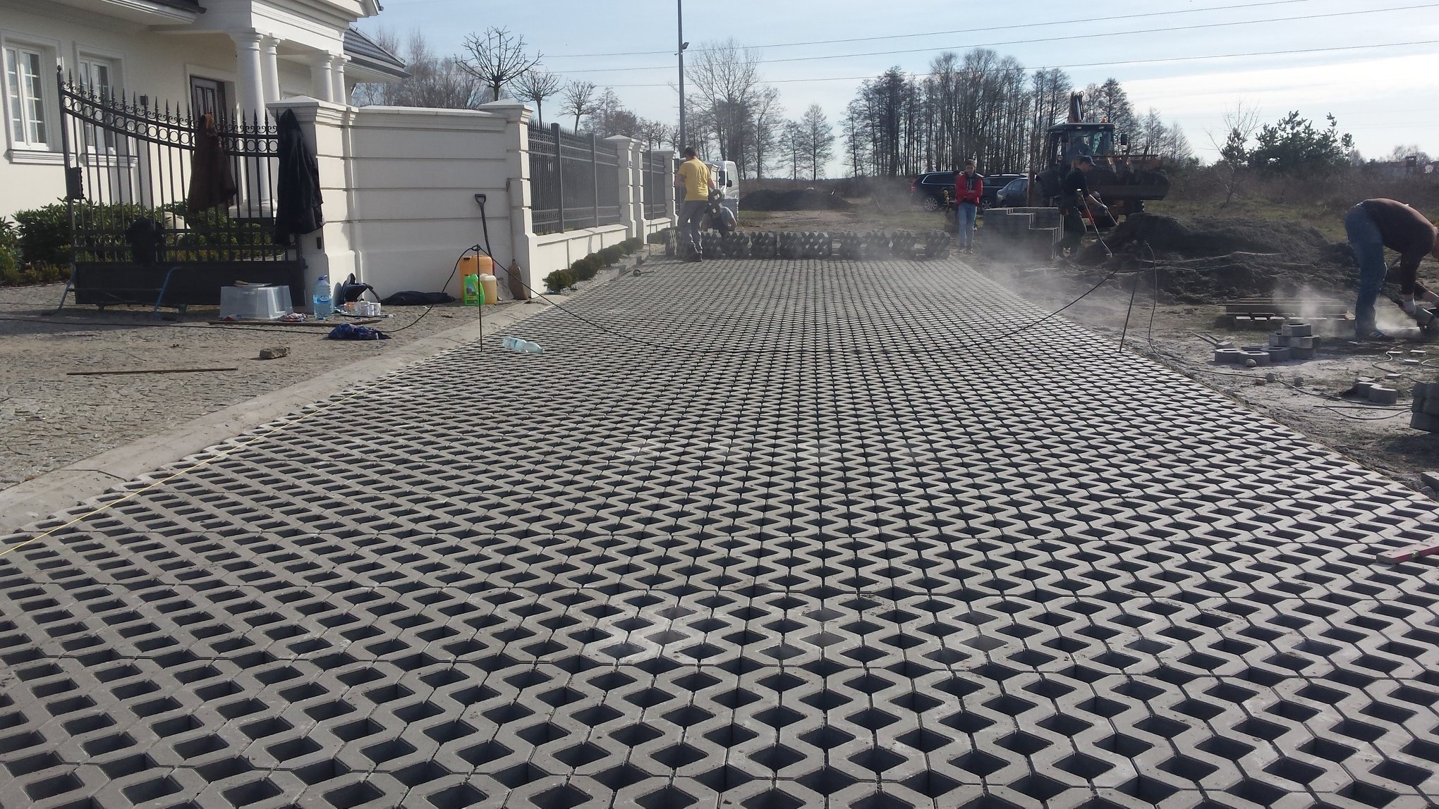 Wykonywanie dróg dojazdowych