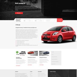 Strona z możliwością wynajmu aut