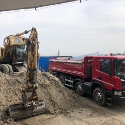 Usługi Transportowe i Prace ziemne - Destrukt Betonowy Dobrzewino