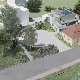Projekt koncepcyjny zagospodarowania terenu w przy ulicy Spółdzielczej w Niepołomicach, Małopolskie