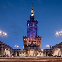 Realizacje - oświetlenie drogowe w centrum Warszawy