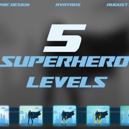 https://www.behance.net/gallery/177990013/Superhero-Avatars-Variants-Graphic-Design