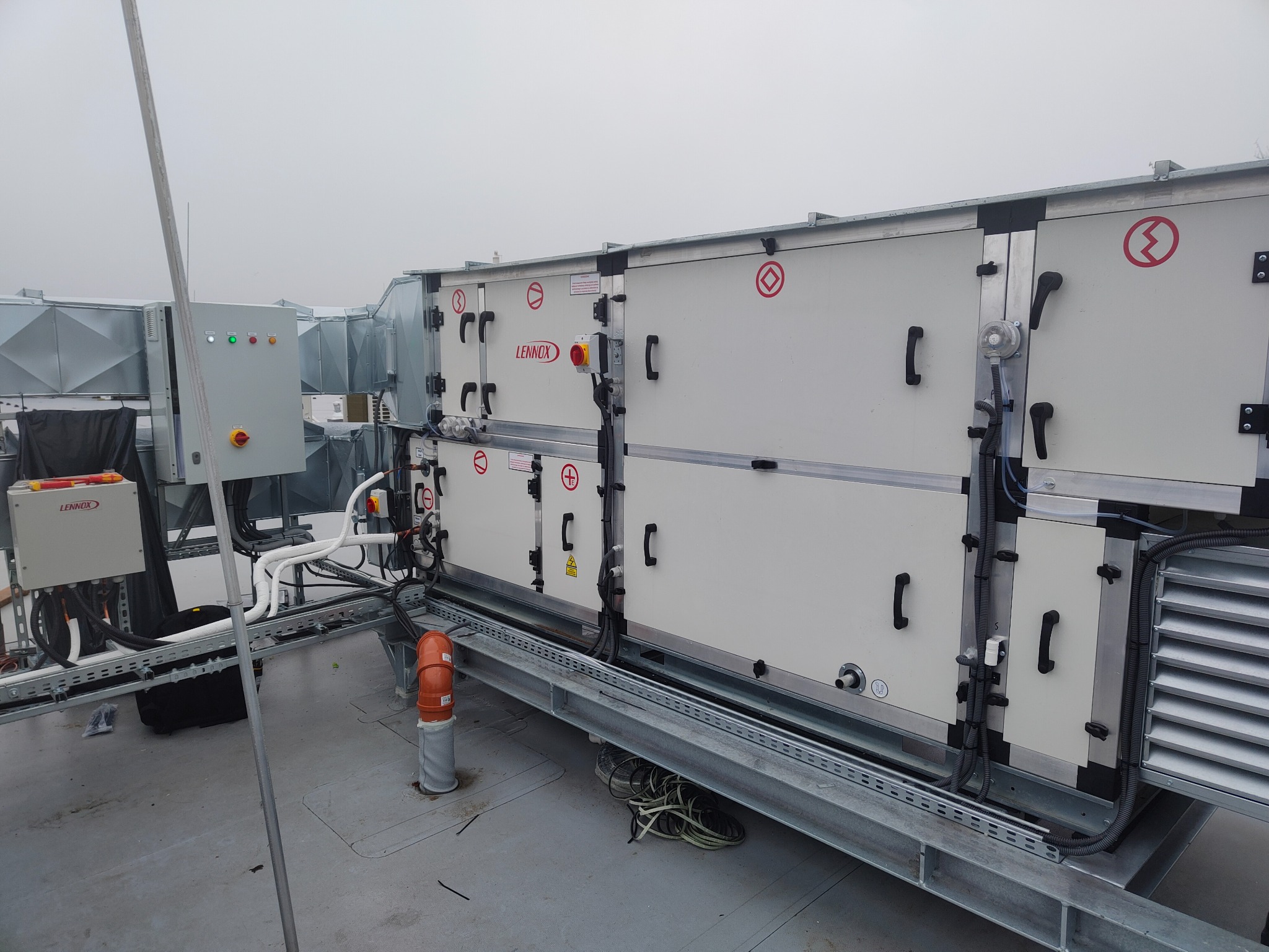 Automatyka centrali wentylacyjnej z agregatem chłodniczym