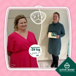 Pani Agnieszka schudła 29 kg!