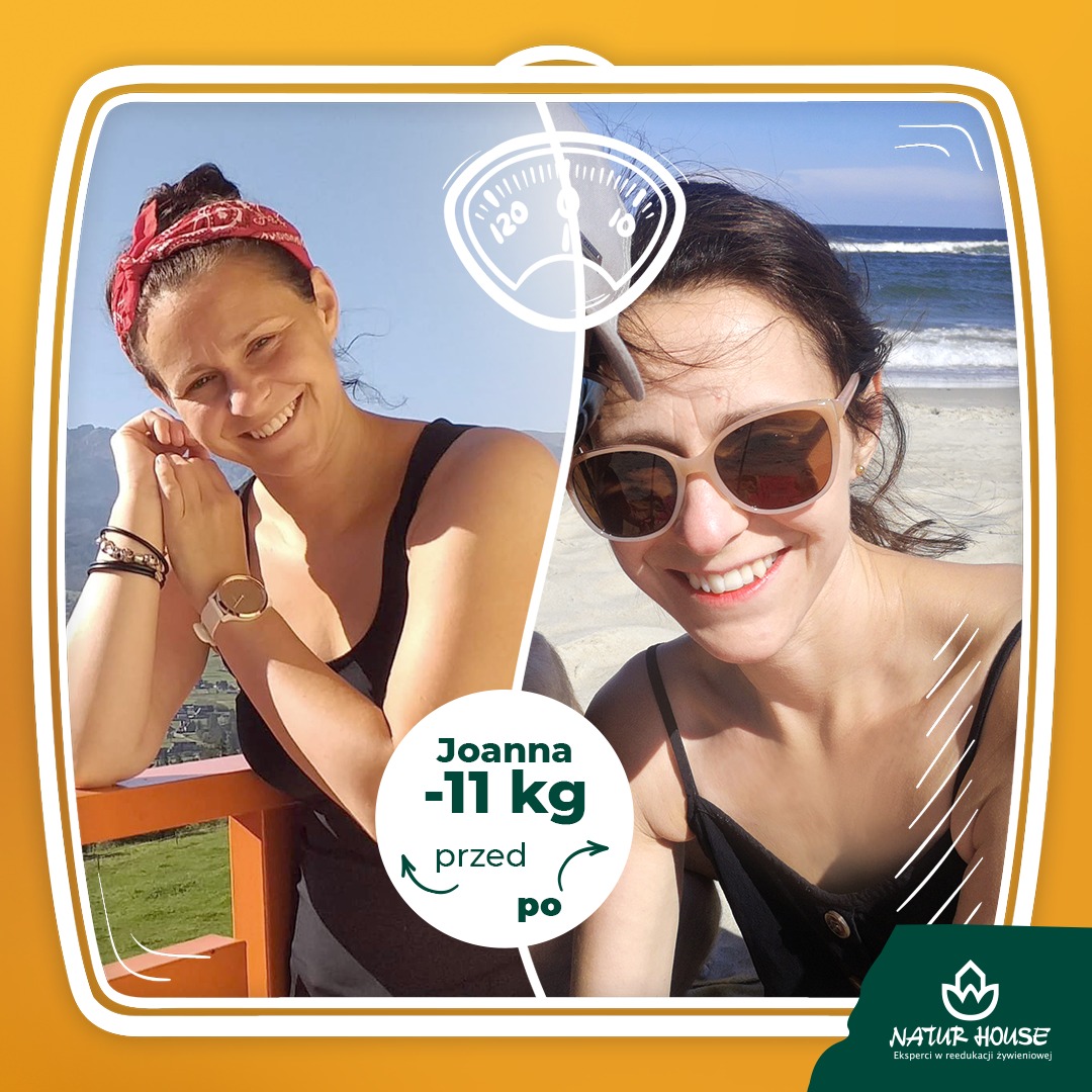 Pani Asia na wadze widzi -11 kg. Kuracja zakończyła się jakiś czas temu, a waga niezmiennie pozostaje niższa :)