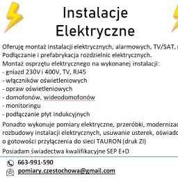 Instalacje elektryczne Andrzej Jakubczyk - Automatyka Do Bram Skrzydłowych Częstochowa