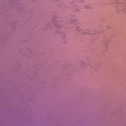 N.P.Air.Sp.Zo.O. - Fioletowa ściana z dekoracyjną fakturą i subtelnym połyskiem, oświetlona od góry, tworząca gradient kolorystyczny.