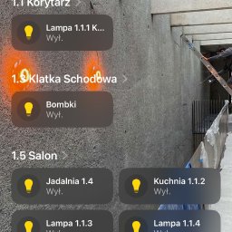 Obsługa automatyki budynkowej opartej o moduły wykonawcze Shelly, emulowane do aplikacji apple HOME (homekit)
