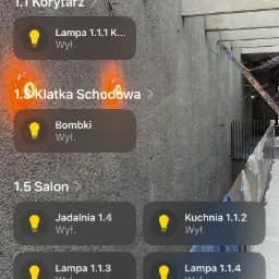 Obsługa automatyki budynkowej opartej o moduły wykonawcze Shelly, emulowane do aplikacji apple HOME (homekit)
