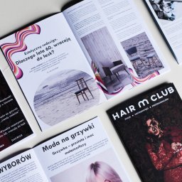 Projekt magazynu dla Hair M Club 