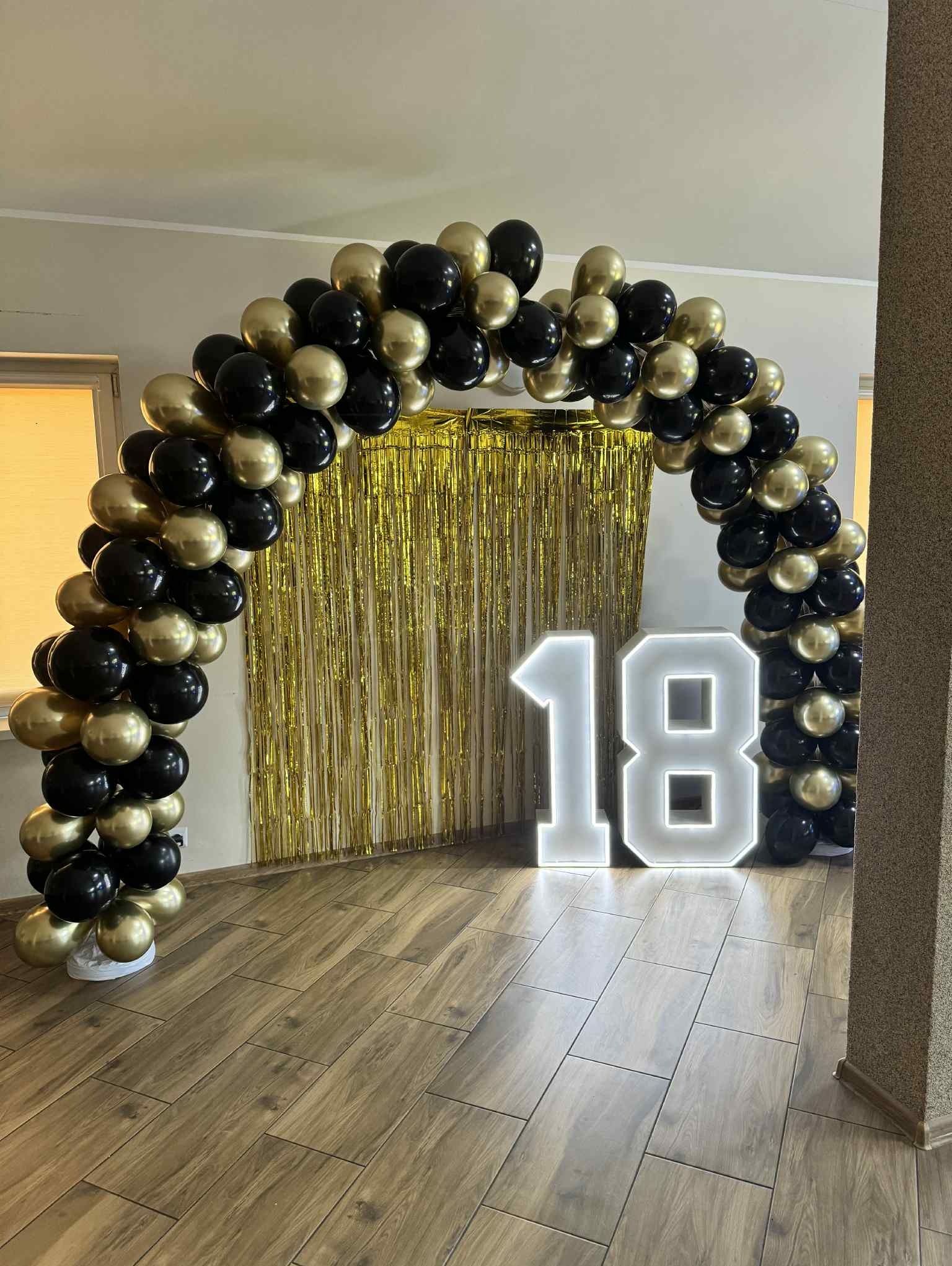 Dekoracja Świetlna na Imprezę Osiemnastkową!