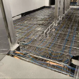 Wykonanie ogrzewania podłogi chłodni przemysłowej