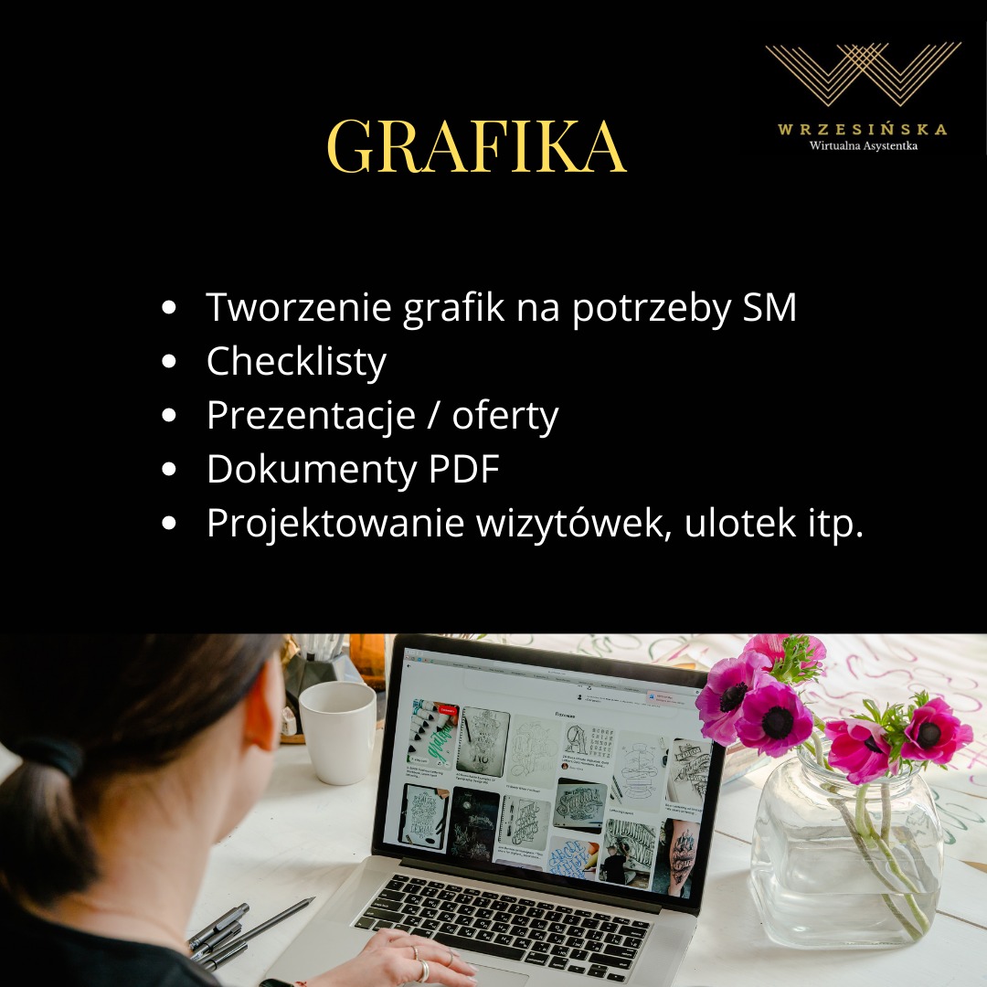 Zadania które wykonuję z zakresu grafiki