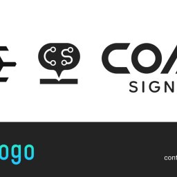 Projekty logo dla nieistniejącej firmy CodeSigners. Wszystkie opcje logo zakładały możliwość wykonania wersji animowanej.