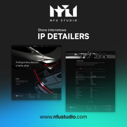 Strona internetowa dla firmy detailingowej IP Detailers https://ipdetailers.pl/ Projekt strony, realizacja, cennik dostosowany do wygodnego przeglądania na urządzeniach mobilnych. NFU STUDIO