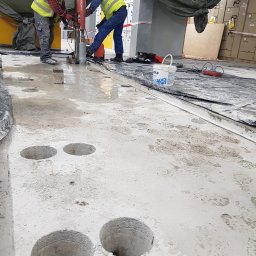 USBUD. - wykonanie otworów w posadzce