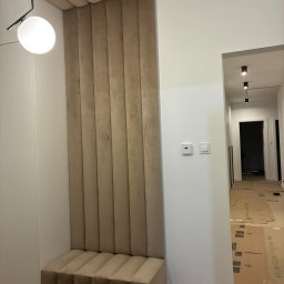 GUTEK MEBLE - Zabudowa półwałki, na wymiar podany przez klienta.