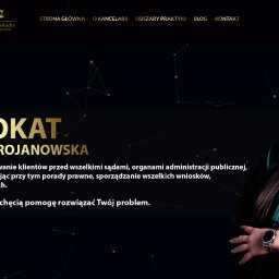 Wykonana w 2022 roku strona Kancelarii Adwokackiej Angelika Trojanowska.
https://adwokattrojanowska.pl/