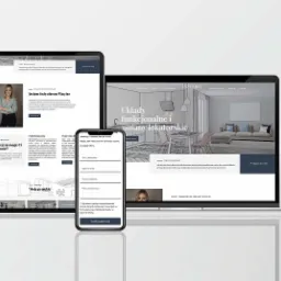 Strona internetowa dla Pani Joanny, która zajmuje się aranżacją przestrzeni mieszkalnych.