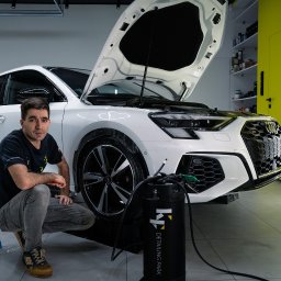 KF Detailing Park - Oklejanie Audi S3 zabezpieczającą folią ppf