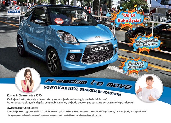 Ulotka mikrosamochodów Ligier