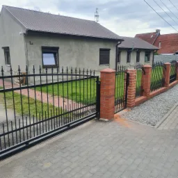 Brama przesuwna, furtka i 17 przęseł wykonanych w naszym zakładzie