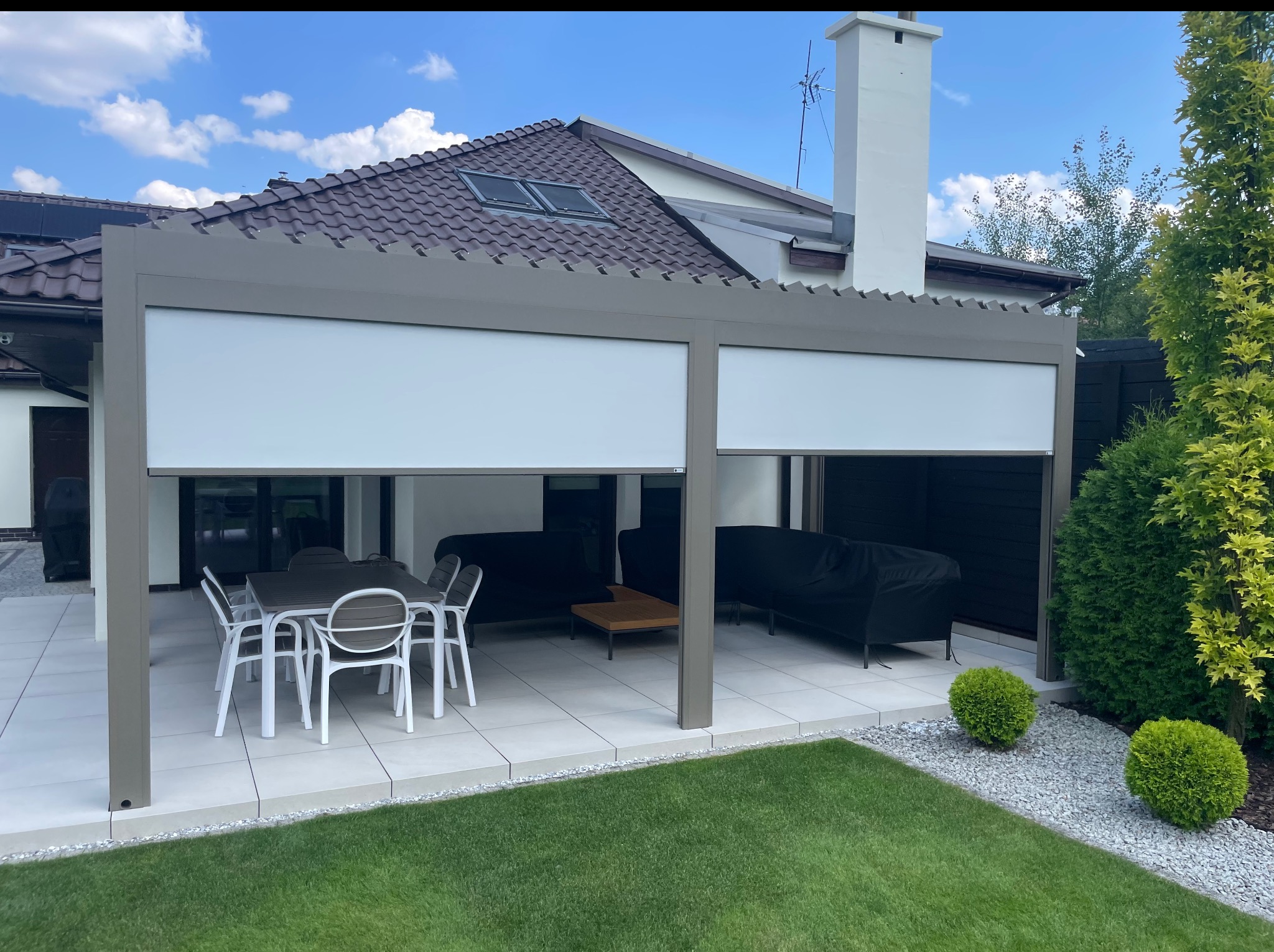 Pergola aluminiowa w Gliwicach