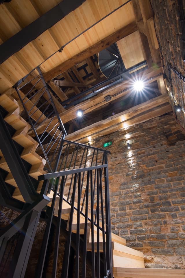 Projekt przebudowy wnętrza wieży kościoła Św. Jakuba w Lęborku w celu utworzenia punktu widokowego.