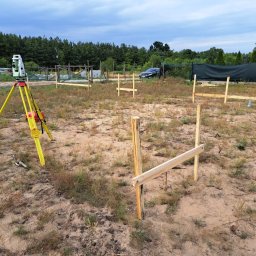 Biuro Geodezyjne mgr inż. Ernest Pilarski - Tyczenie domu jednorodzinnego