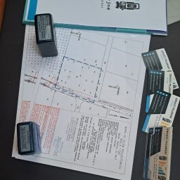 Mapa do celów projektowych pod budowę domu jednorodzinnego