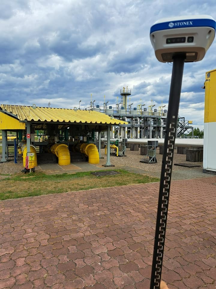 Mapa do celów projektowych - przebudowa sieci gazowej